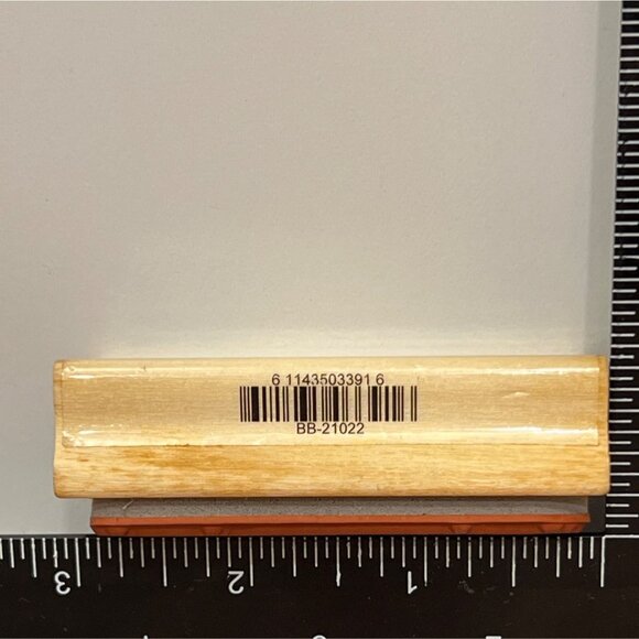 Hope You Get Just Desserts UPTOWN Rubber Stamp By Boyds BEAR Collection E21022 - Picture 3 of 4